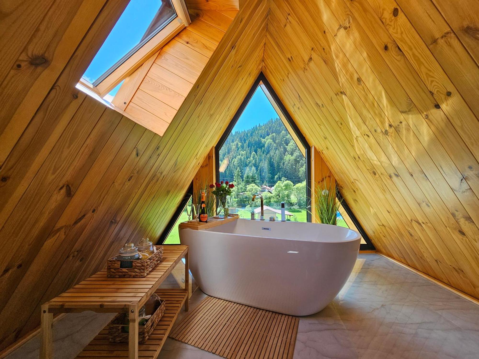 Cabana Cozy Cabin A Frame Topliţa Exterior foto