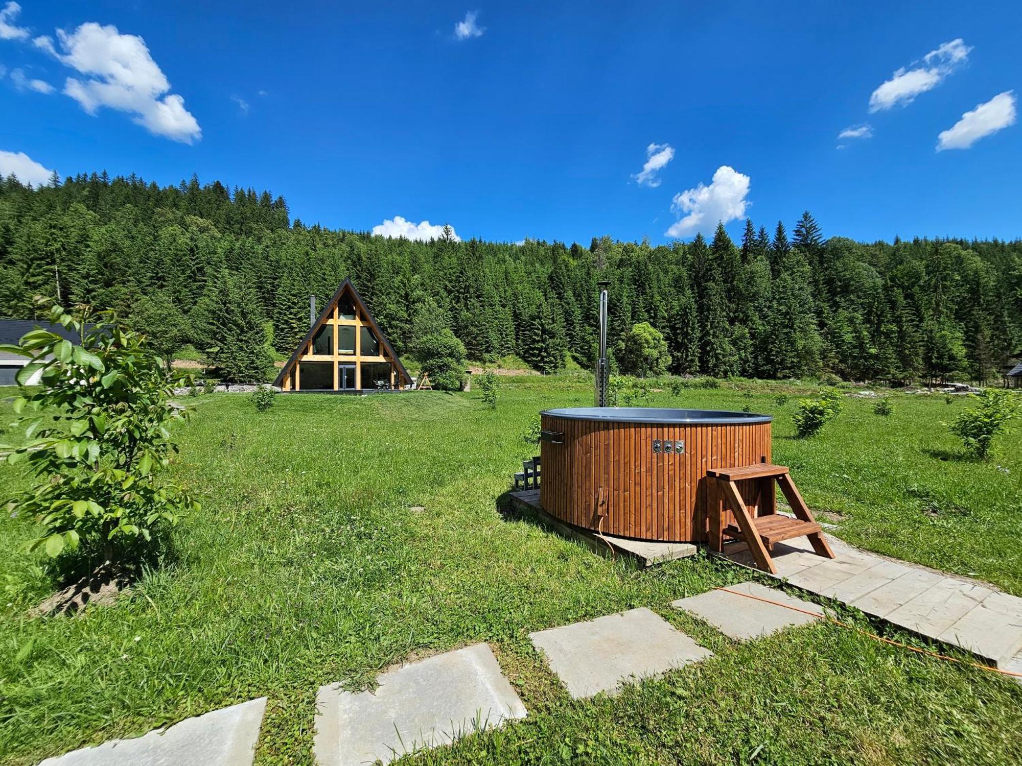 Cabana Cozy Cabin A Frame Topliţa Exterior foto